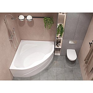 Ванна акриловая Santek Мелвилл 140x140 1.WH30.2.402 белая купить в интернет-магазине Sanbest