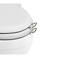 Набор ручек для сиденья на унитаз Burlington A51 CHR купить в интернет-магазине сантехники Sanbest