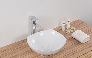 Раковина накладная Gid Creativo 41,5 N9412 51191 белая купить в интернет-магазине Sanbest