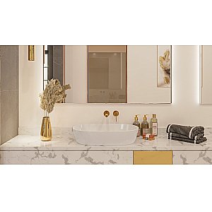 Раковина накладная WhiteCross OPAL 56 0709.056038.100 белая купить в интернет-магазине Sanbest