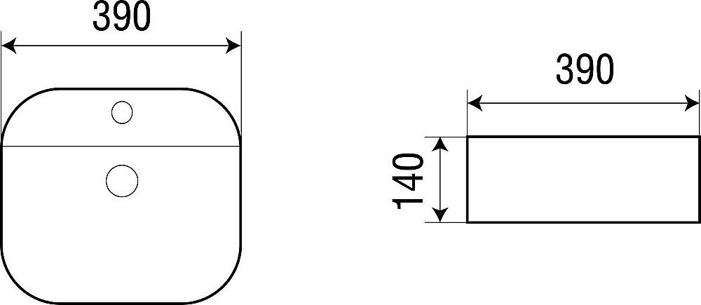 Накладная раковина WeltWasser WW ELBACH 2230 39 белая купить в интернет-магазине Sanbest