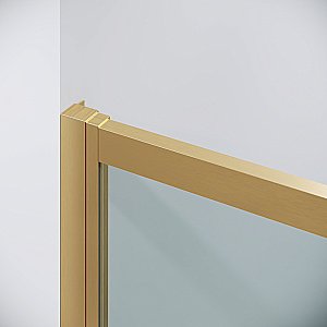 Душевой уголок Grossman Cosmo 120.K33.02.1280.32.00 120x80 стекло прозрачное/профиль золото сатин купить в интернет-магазине Sanbest