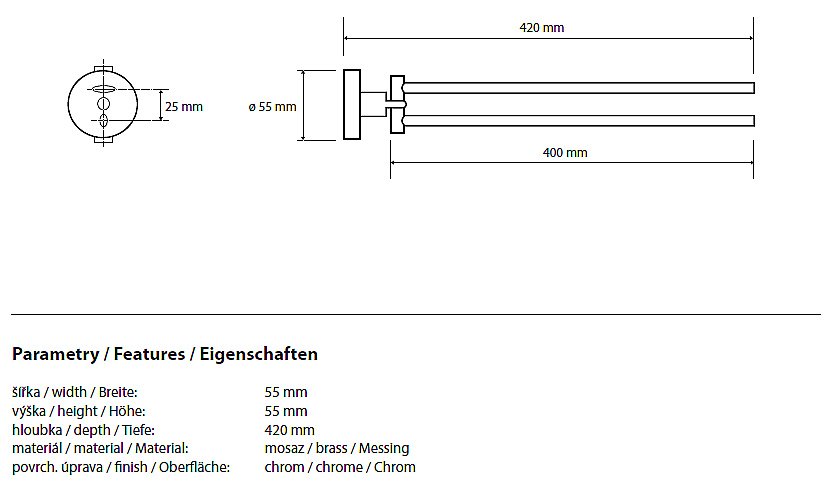 Полотенцедержатель двойной поворотный Bemeta Omega 104204191 купить в интернет-магазине сантехники Sanbest