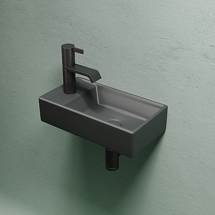Раковина Ceramica Nova Element CN6051MDH темный антрацит матовый купить в интернет-магазине Sanbest