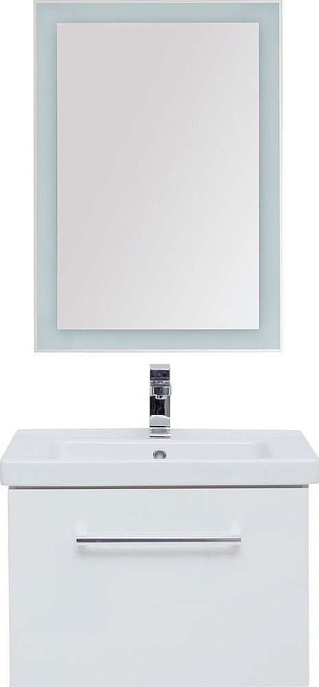 Тумба с раковиной Dreja Big Inn 65 белый для ванной в интернет-магазине Sanbest