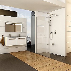 Душевое ограждение Ravak WALK-IN WALL ST 140/W SET-800 Wall стекло прозрачное/профиль хром купить в интернет-магазине Sanbest