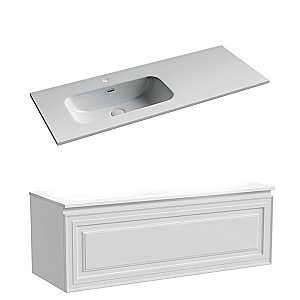 Тумба с раковиной Sancos Very VR120W/CN7006 120 Bianco для ванной в интернет-магазине Sanbest