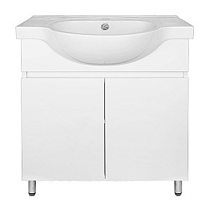 Тумба с раковиной Loranto Ирис CS00093566 70Н белая для ванной в интернет-магазине Sanbest