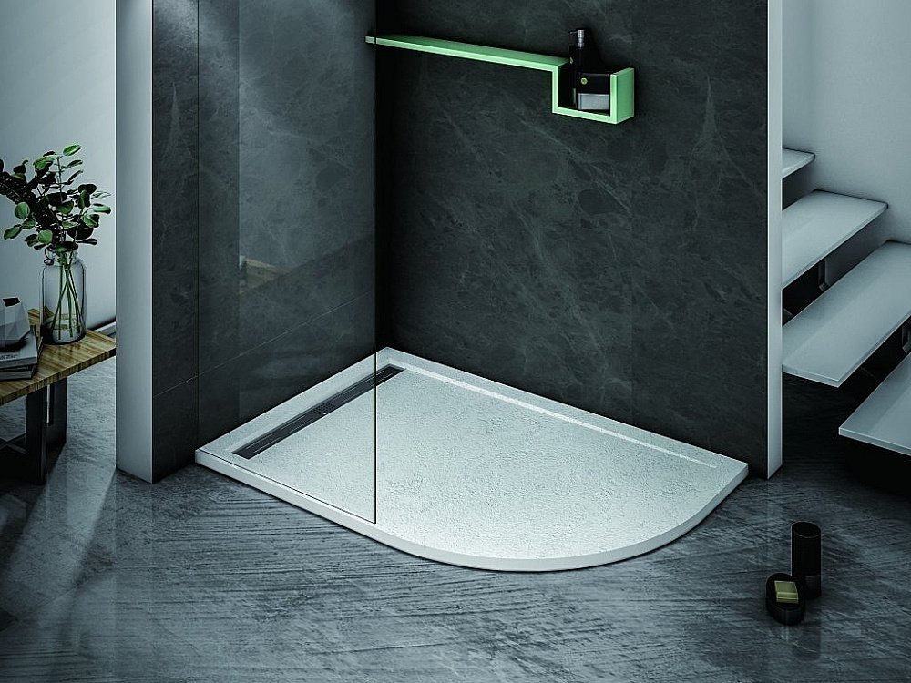 Душевой поддон Cezares TRAY AS-RH 100x80 белый купить в интернет-магазине Sanbest