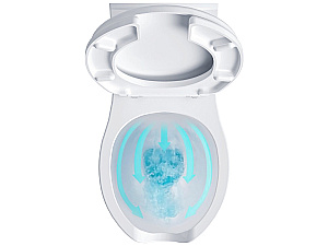 Унитаз Ravak Safe Rim X01930 белый, с крышкой микролифт, слив-торнадо купить в интернет-магазине Sanbest