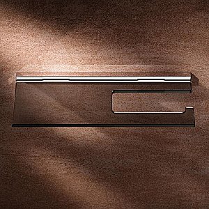 Держатель для туалетной бумаги KEUCO EDITION 90 SQUARE 19173018000 хром/дымчатое стекло купить в интернет-магазине сантехники Sanbest