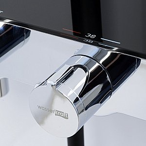 Душевая система WasserKraft Abens 2000 SET2704 Thermo черный Soft-touch/хром купить в интернет-магазине сантехники Sanbest