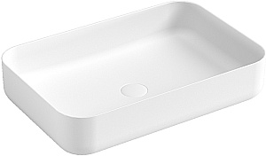 Раковина накладная Armadi Art Corian Slim 879-60-MW белая купить в интернет-магазине Sanbest