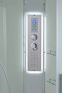 Душевая кабина AvaCan EM Серия EM2912 LEDT 120х90 с гидромассажем, с подсветкой, прозрачная купить в интернет-магазине Sanbest