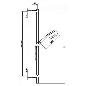 Душевой гарнитур Webert Opera AC0929015 купить в интернет-магазине сантехники Sanbest