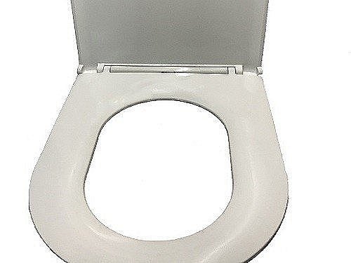 Унитаз подвесной Ceramalux 2197 белый, безободковый, с крышкой микролифт купить в интернет-магазине Sanbest