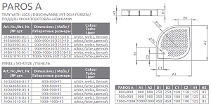 Душевой поддон Radaway Paros A MBA9090-03-1 90х90 купить в интернет-магазине Sanbest