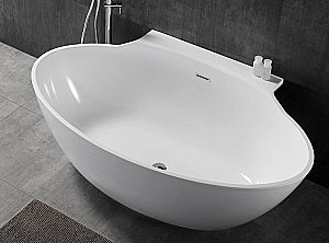 Акриловая ванна Abber AB9237 172x103 белая купить в интернет-магазине Sanbest