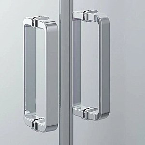 Душевой уголок Ambassador Forsa AX2 17021120AX-80AX 140х80 стекло прозрачное/профиль хром купить в интернет-магазине Sanbest