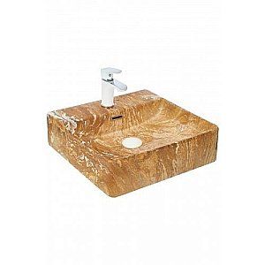 Раковина накладная WeltWasser WW ELBACH 2177 M846 42 мрамор купить в интернет-магазине Sanbest