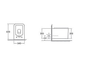Унитаз Boheme Mane 970-SET-2-B черный матовый купить в интернет-магазине Sanbest