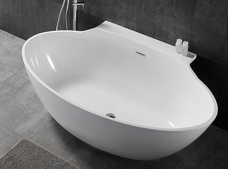 Акриловая ванна Abber AB9237 172x103 белая купить в интернет-магазине Sanbest