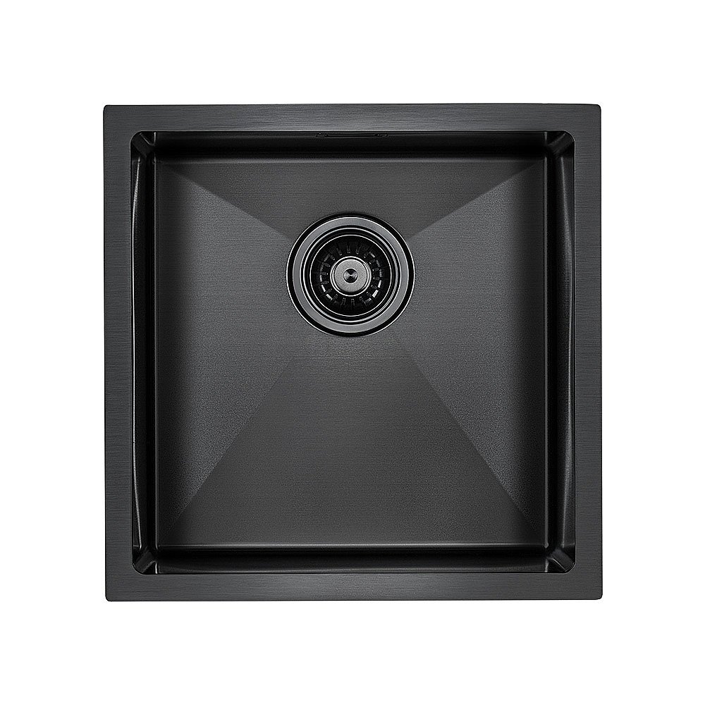 Мойка кухонная Paulmark Aller PM904444-GM Черная купить в интернет-магазине сантехники Sanbest