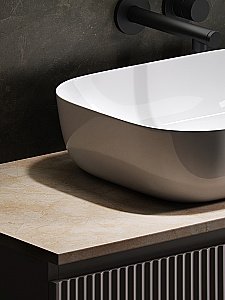 Тумба с раковиной Sancos SNOB R 100 со столешницей, Doha Soft для ванной в интернет-магазине Sanbest