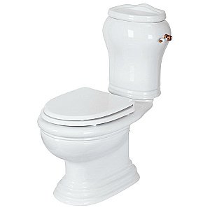 Унитаз Migliore Milady 31277 белый/бронза купить в интернет-магазине Sanbest