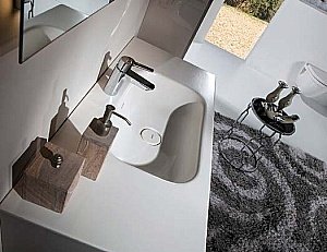 Тумба с раковиной Armadi Art Vallessi 100 белая для ванной в интернет-магазине Sanbest