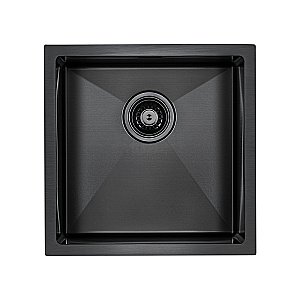 Мойка кухонная Paulmark Aller PM904444-GM Черная купить в интернет-магазине сантехники Sanbest