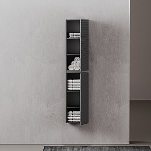 Пенал Sancos Folk 35 PFL35GS Grey soft для ванной в интернет-магазине сантехники Sanbest