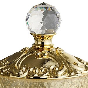 Баночка Migliore Cristalia ML.CRS-60.228.DO золото/swarovski купить в интернет-магазине сантехники Sanbest