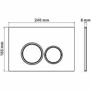 Кнопка для инсталляций Grossman Pragma 700.K31.03.300.300RUS золото купить в интернет-магазине сантехники Sanbest
