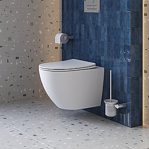 Унитаз подвесной BelBagno Sfera-Tor BB046CH-TOR/SC белый, безободковый, с крышкой микролифт, слив-торнадо купить в интернет-магазине Sanbest