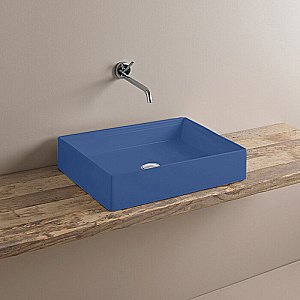 Раковина накладная Artceram SCALINO 38 SCL002 16 00 blu zaffiro купить в интернет-магазине Sanbest
