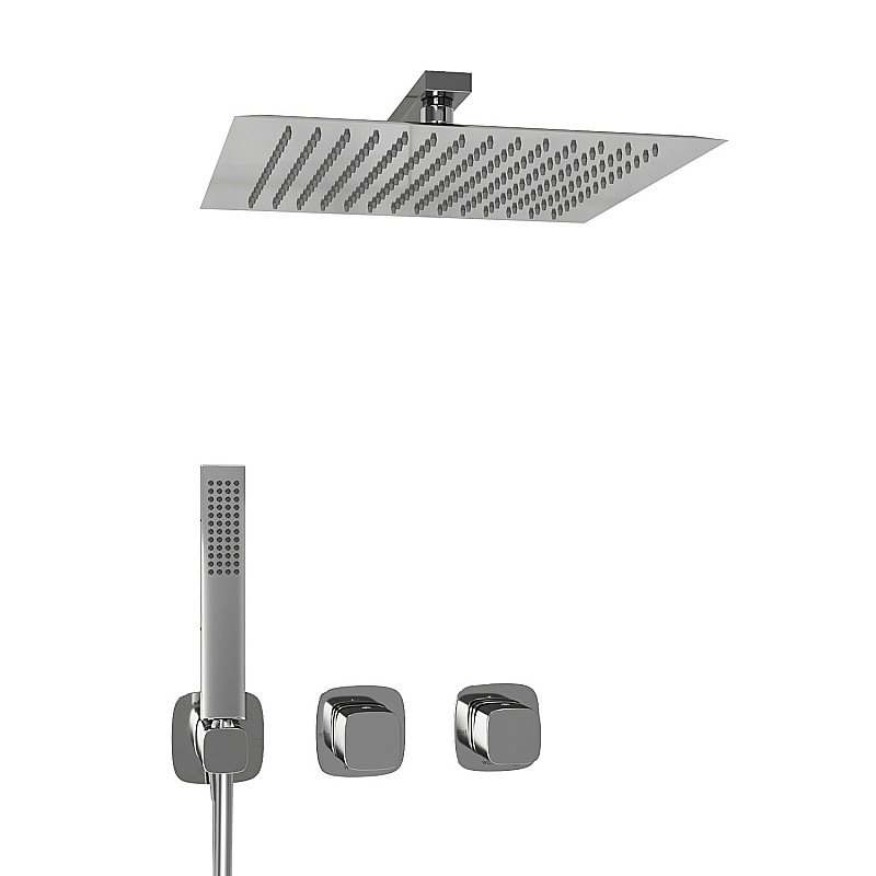 Душевая система WasserKRAFT Naab 8600 SET2837 хром купить в интернет-магазине сантехники Sanbest