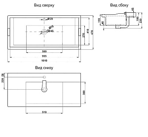 Раковина Melana F100 F100-805 белая купить в интернет-магазине Sanbest