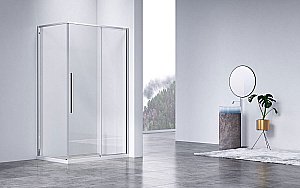 Душевой уголок Vincea SLIM-N VSR-4SN9014CL 140x90 стекло прозрачное/профиль хром купить в интернет-магазине Sanbest