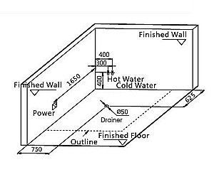 Ванна акриловая Gemy Face to You G9052-II K 186х151 белая с гидромассажем купить в интернет-магазине Sanbest