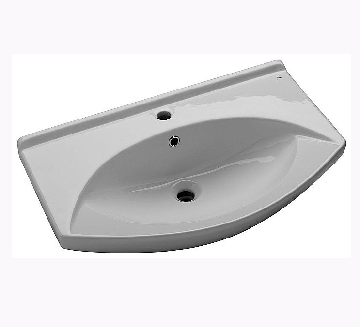 Тумба с раковиной подвесная Misty Джулия 85 зеленая для ванной в интернет-магазине Sanbest