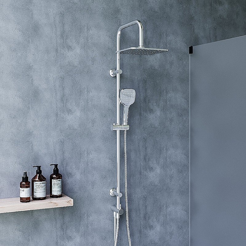 Душевая система Dorff Norma D0712000 хром купить в интернет-магазине сантехники Sanbest