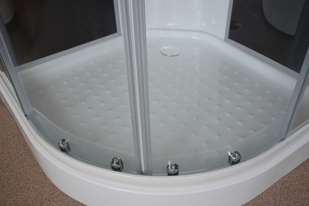 Душевая кабина Royal Bath RB100HK7-BT 100x100 профиль белый/стекло прозрачное купить в интернет-магазине Sanbest