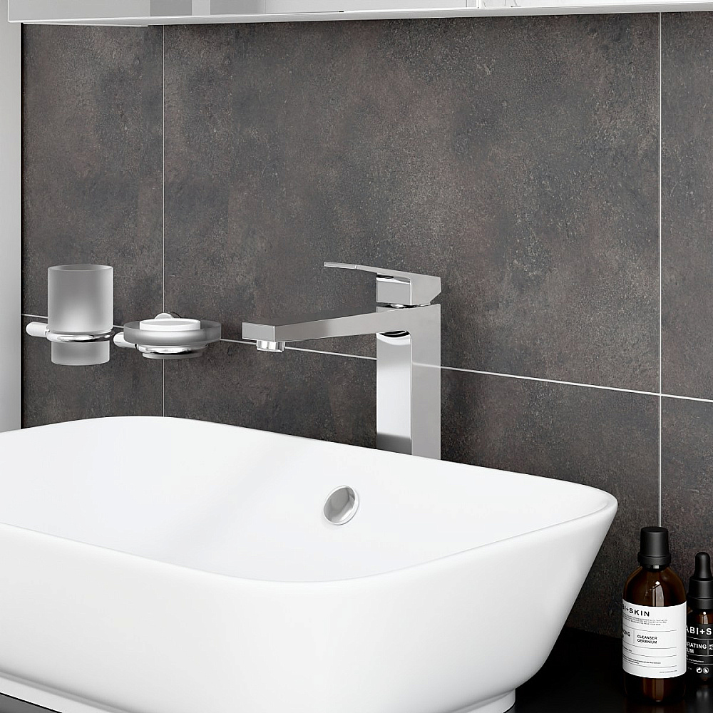 Смеситель для раковины VitrA Minimax Square A43724EXP хром купить в интернет-магазине сантехники Sanbest