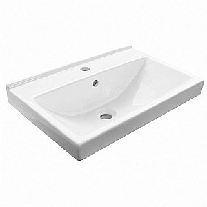 Тумба с раковиной Comforty Никосия 00-00008852 60 дуб темный для ванной в интернет-магазине Sanbest