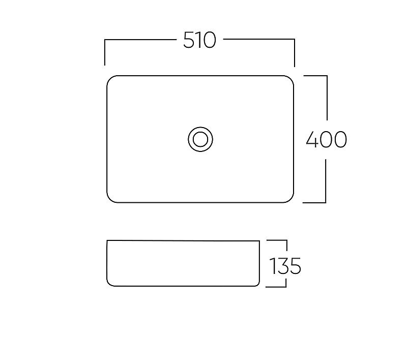 Раковина накладная Bronze de Luxe Lacio 51 1073M белая купить в интернет-магазине Sanbest