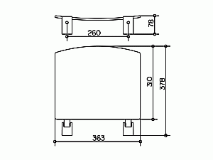 Сидение для душа KEUCO Plan 14980 010037 темно-серый купить в интернет-магазине сантехники Sanbest