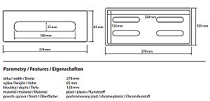 Мыльница Bemeta Cytro 102308226 купить в интернет-магазине сантехники Sanbest