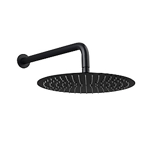 Верхний душ с держателем Caprigo PARTS 98-524-ner черная матовая купить в интернет-магазине сантехники Sanbest