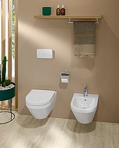 Биде подвесное Villeroy&Boch Architectura 74870001 альпийский белый купить в интернет-магазине Sanbest